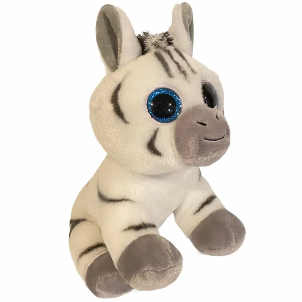 TY Stripes Velvety White‎ Zebra Plus Toy